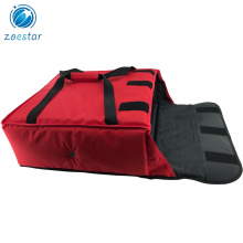 Portable Pizza Food Holder Delivery Insulated Cooler Bag with Thick Sponge Food Carrier Keep Warm and Cool